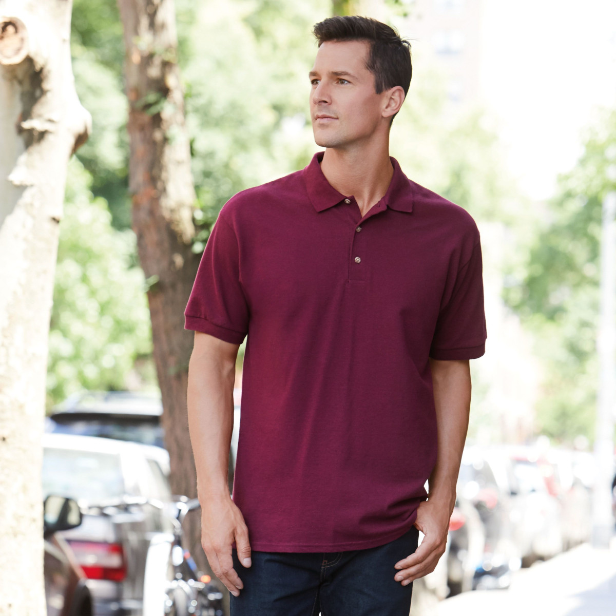 gildan dri fit polo